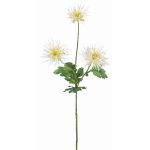 Artificial chrysanthemum SOLVIE, cream, 28"/70cm, Ø 3.9"/10cm