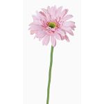 Artificial Gerbera HELLI, pink, 26"/65cm, Ø 4.7"/12cm