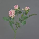 Artificial rose CORALEE, pink, 20"/50cm, Ø 1.2"-2.8"/3-7cm