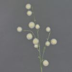 Artificial ornamental leek EMRAH, cream, 31"/80cm, Ø 0.8"-1.6"/2-4cm
