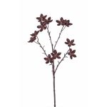 Artificial staranise spray DELANO with fruits, brown, 24"/60cm