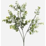 Artificial eucalyptus branch GIV, green-grey, 26"/65cm