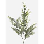 Decorative eucalyptus branch NOELIA, green, 28"/70cm