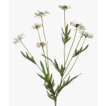 Textile flower daisy LASAI, cream, 30"/75cm