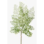 Artificial maidenhair fern branch HALIMA, green, 24"/60cm
