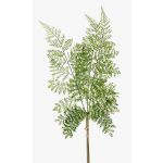 Artificial shield fern branch HALIMA, green, 24"/60cm