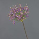 Fake flower Allium BRAIS, violet, 3ft/90cm