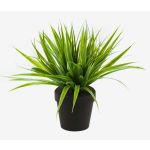 Artificial reed grass ARIANO, green, 12"/30cm