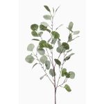 Artificial eucalyptus branch COLTON, green-grey, 33"/85cm