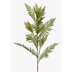 Artificial Boston fern branch ENRIKE, green, 31"/80cm