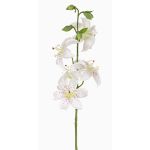 Faux tiger lily ASHANTI, white, 24"/60cm, Ø3.9"/10cm