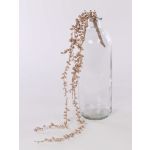 Plastic Senecio hanging decoration SKERPA, stick, champagne, 30"/75cm