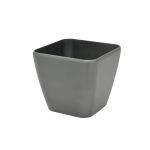 Planter RANCA, crossdoor, anthracite, 14"x14"x13"/36.5x36.5x32.5cm
