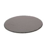 Round coaster made of slate MARIANO, anthracite, 0.3"/0,7cm, Ø12"/30cm