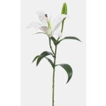 Kunstblume Tigerlilie MIXLON, weiß, 55cm, Ø13cm