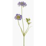 Artificial Scabiosa ANDIA, blue-purple, 80 cm, Ø 8–10 cm