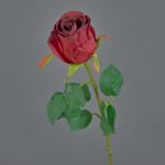 Decorative flower Rose KLONI, red, 20"/50cm