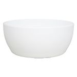 Ceramic bowl TEHERAN BRIDGE, white mat, 3.7"/9.5cm, Ø9"/22.5cm