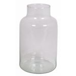 Flower vase SIARA made of glass, clear, 10"/25cm, Ø6"/15cm