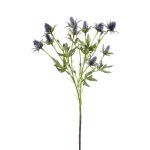 Künstlicher Edeldistel Zweig CUACOS, blau, 70cm, Ø2-3cm