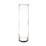 Cylinder floor vase SANYA AIR made of glass, clear, 24"/60cm, Ø6"/15cm