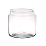 Flower pot MARIETTE made of glass, clear, 7"/17cm, Ø7"/19cm