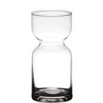 Glass flower vase ANONG, transparent, 6"/15cm, Ø2.8"/7cm