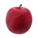 Artificial apple HUSRA with suspension device, red, 3.5"/9cm