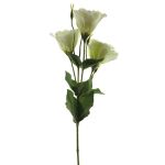 Artificial Lisianthus branch ALARONA, cream, 22"/55cm