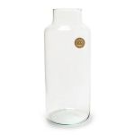 Blumenvase SIARA aus Eco Glas, klar, 35cm, Ø14,5cm