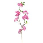 Decorative Japanese flowering cherry branch FYNLOK with flowers, fuchsia, 30"/75cm