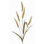 Artificial grass, HIWA lamp-cleaner grass, panicles, green, 4ft/135cm