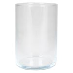 Glass cylinder vase SANYA OCEAN, transparent, 6"/15 cm, Ø 4"/10,1 cm