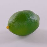 Plastik Limette SITUNI, grün, 8,5cm, Ø6cm