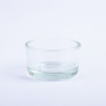 Tealight glass TAMIO, clear, 1"/2.5cm, Ø1.7"/4.2cm
