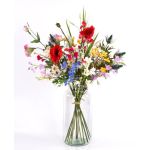 Artificial bouquet of meadow flowers PUANANI, colourful, 30"/75cm, Ø 16"/40cm