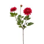 Dekoblume Dahlie NAXOS mit Blüten, pink, 70cm, Ø10-11cm