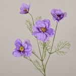 Artificial flower branch Cosmos PRESTIOSA, purple, 30"/75cm