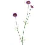 False flower branch Daisy NIKSA, dark purple, 22"/55cm