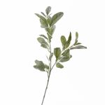 Artificial woolly hedgenettle Branch LEVIN, grey-green, 28"/70cm
