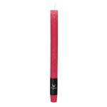 Dinner candle / Tapered candle AURORA, raspberry, 11"/27cm, Ø0.9"/2,2cm, 10h - Made in Germany