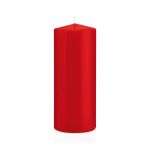 Votive candle / Pillar candle MAEVA, red, 8"/20cm, Ø 3.1"/8cm, 119h - Made in Germany