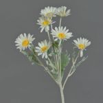 Artificial daisy LEONIA, white, 24"/60cm, Ø 2"/5cm