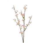 Artificial apple blossom branch TOSCA, flowering, pink, 33"/85cm