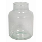 Flower vase SIARA made of glass, clear, 8"/20cm, Ø6"/15cm