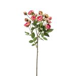 Kunstblume Rosenzweig TOSSA, pink-grün, 60cm, Ø1-4cm