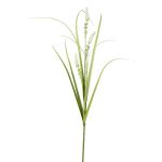 Artificial branch of fountain grass KOVLIN with panicles, cream-green, 26"/65cm