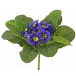 Künstliche Primel SUNDARA auf Steckstab, blau, 20cm, Ø4cm