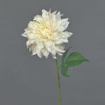 Dahlie künstlich NATSU, creme-rosa, 60cm, Ø17cm