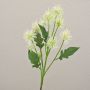 Decorative branch Globe thistle GESKENDA, cream-white, 24"/60cm